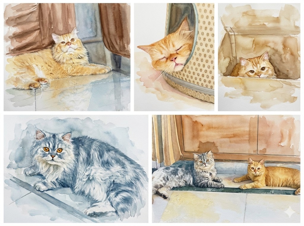 Mario and Oreo - Siberian cats
